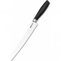 Кухонный хлебный нож Bker Core Professional Bread Knife, 220 мм, сталь X50CrMoV15, рукоять пластик купить в Ульяновске