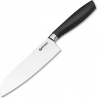 Кухонный нож шефа Bker Core Santoku, 163 мм, сталь X50CrMoV15, рукоять пластик купить в Ульяновске