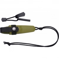 Нож Morakniv Eldris + огниво , цвет зеленый купить в Ульяновске