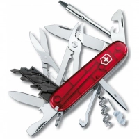 Нож перочинный Victorinox CyberTool, сталь X55CrMo14, рукоять Cellidor®, полупрозрачный красный купить в Ульяновске