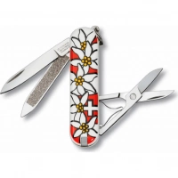 Нож перочинный Victorinox Edelweiss 0.6203.840 58мм 7 функций дизайн рукояти Эдельвейс купить в Ульяновске