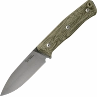 Нож с фиксированным клинком LionSteel B35, сталь Sleipner, рукоять Green canvas micarta купить в Ульяновске