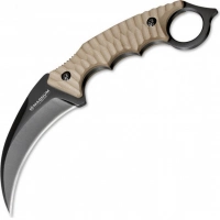 Нож с фиксированным клинком Magnum Spike Karambit — Boker 02SC028, сталь 440A EDP, рукоять стеклотекстолит G10, песочный купить в Ульяновске