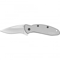 Складной полуавтоматический нож KERSHAW SCALLION, сталь 420HC, рукоять Stainless Steel купить в Ульяновске